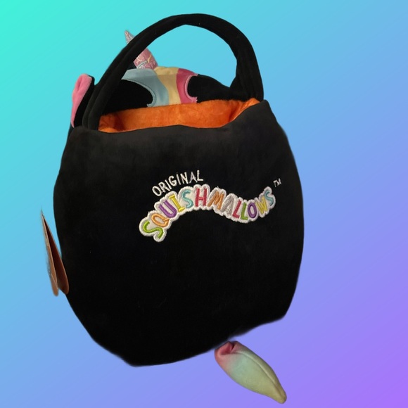 Original Squishmallow Sketlana Halloween treat pail - new w/tag - Picture 2 of 4